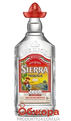 Горілка Текіла Sierra 0,7л 38% Silver – ІМ «Обжора»