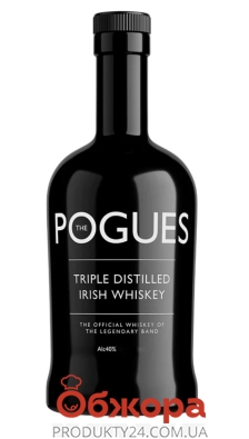 Виски The Pogues Irish Whiskey 40% 0,5л – ИМ «Обжора»