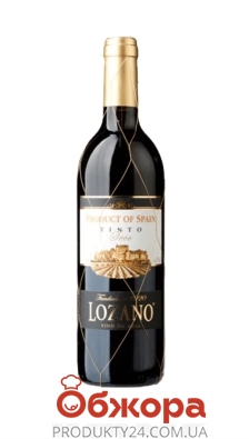 Вино Lozano Vino de Mesa красное сухое 0,75л – ИМ «Обжора»