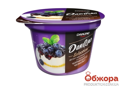 Десерт 5,5% Черничный чизкейк Даниссимо 200 г – ИМ «Обжора»