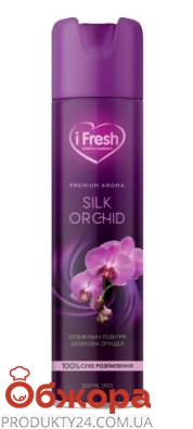 Освежитель воздуха IFresh 300мл Premium Aroma Шелковая орхидея – ИМ «Обжора»