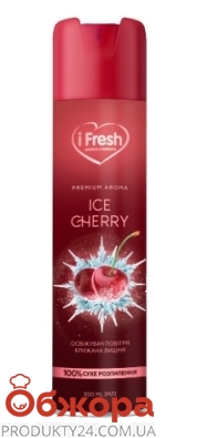Освежитель воздуха IFresh 300мл Premium Aroma Ледяная вишня – ИМ «Обжора»
