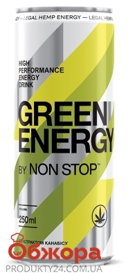 Напій енергетичний Green Energy 0,25л ж/б – ІМ «Обжора»