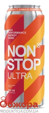 Напиток энергетический Non Stop Ultra 0,5л з/б – ИМ «Обжора»