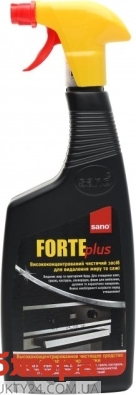 Засіб Sano Forte plus 750мл для видалення жиру та сажі – ІМ «Обжора»