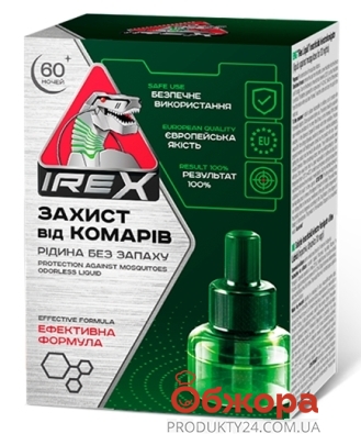 Жидкость Irex защита от комаров 60 ночей – ИМ «Обжора»
