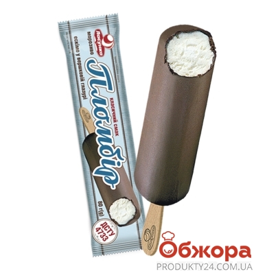 Морозиво Ласунка 80г Пломбір в глазурі ескімо – ІМ «Обжора»