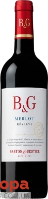 Вино Barton&Guestier Merlot червоне сухе 750 мл – ІМ «Обжора»