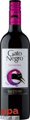Вино Гато Негро (Gato Negro) Карменер 0,75 л – ИМ «Обжора»