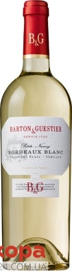 Вино Barton&Guestier Bordeaux Blanc біле сухе 750 мл – ІМ «Обжора»