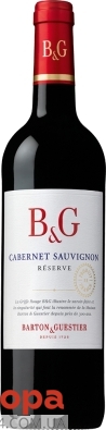 Вино Barton&Guestier Cabernet Sauvignon Reserve червоне сухе 750 мл – ІМ «Обжора»