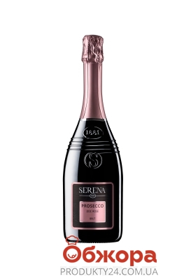 Просекко игристое розовое брют Terra Serena Prosecco DOC Rose Brut Millesimato 0,75 л – ИМ «Обжора»