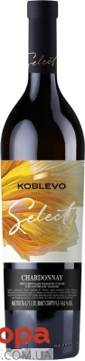 Вино Koblevo Селект Шардоне 0,75л біле сухе – ІМ «Обжора»