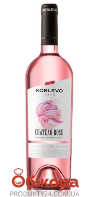 Вино полусладкое розовое Коблево Бордо Шато Розе 0,75 л – ИМ «Обжора»