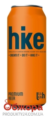 Пиво Hike Premium 4,8% 0,5л з/б – ИМ «Обжора»