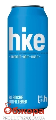 Пиво Hike 0,5л 4,9% Blanche з/б – ІМ «Обжора»