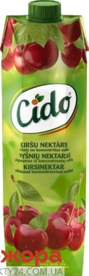 Нектар Cido 1,0л вишневый – ИМ «Обжора»