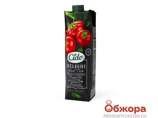 Сік Cido 1,0л Exclusive томатний з морскою сіллю – ІМ «Обжора»