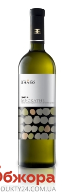 Вино Shabo Класика Мускатне 0,75л біле міцн. дес. солод. – ІМ «Обжора»