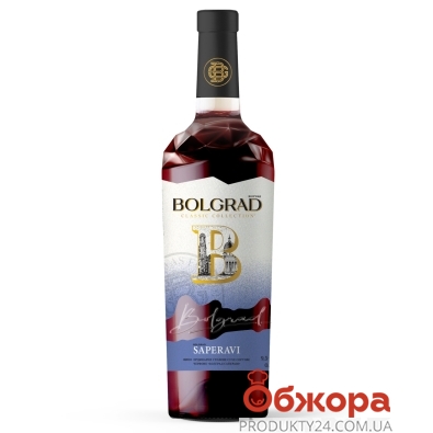 Вино Bolgrad Сапераві 0,75л червоне сухе – ІМ «Обжора»