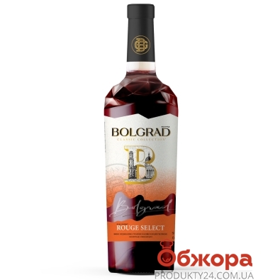 Вино Bolgrad Руж Селект 0,75л червона н/сол – ІМ «Обжора»