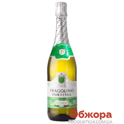 Напій винний  напівсолодкий білий Fortinia Фраголіно Bianco  Італія 0,75 л – ІМ «Обжора»