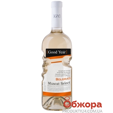 Вино белое полусладкое Bolgrad GY Muskat Select 0,75 л – ИМ «Обжора»