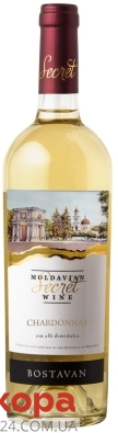 Вино Bostavan Chardonnay біле напівсолодке 750 мл – ІМ «Обжора»