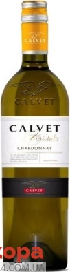 Вино Calvet (Кальве) Шардоне белое сухое 0,75л. – ИМ «Обжора»