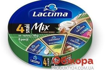 Сир Lactima 140г Mix 4 смаки – ІМ «Обжора»