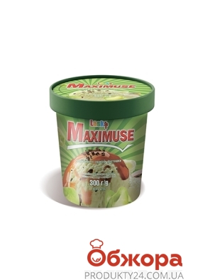 Мороженое Laska Maximuse фисташка 300г картонний стакан – ИМ «Обжора»