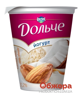 Йогурт Дольче 280г 3,2% мигдаль-кокос – ИМ «Обжора»