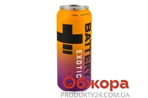 Напій енергетичний Battery 0,5л б/алк з/б – ІМ «Обжора»