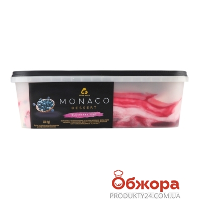 Морозиво Monaco 500г чорничний тарт лоток – ІМ «Обжора»