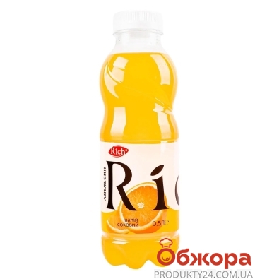 Напій соковий Rich 0,5л апельсин – ІМ «Обжора»