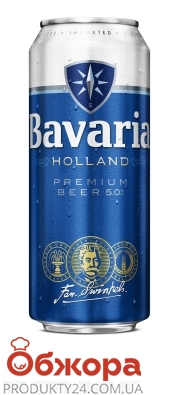 Пиво Bavaria 0,33л преміум 5% з/б – ІМ «Обжора»