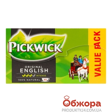 Чай Pickwick 2г*40пак Original English чорний – ИМ «Обжора»