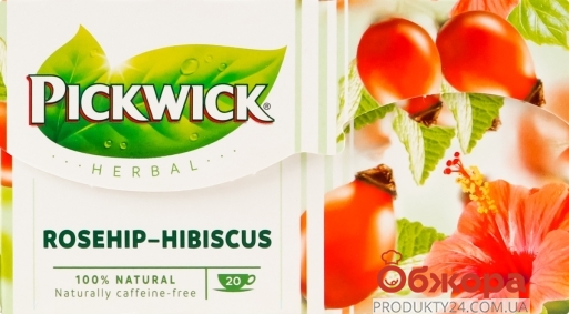 Чай Pickwick 2,5г*20пак шипшина-гібіскус трав`яний – ІМ «Обжора»