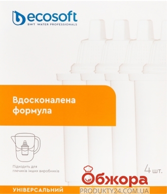 Картридж Ecosoft 4шт для фільтра-глечика універсальний – ИМ «Обжора»