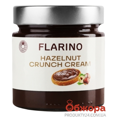 Паста горіхова Flarino 200г фундучна з карамелізованим фундуком – ИМ «Обжора»