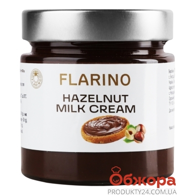 Паста горіхова Flarino 200г фундучна з молочним шоколадом – ИМ «Обжора»