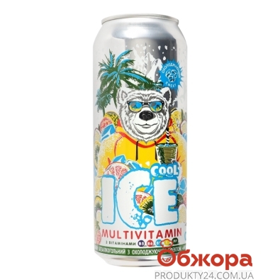 Напій Ice Cool 0,5л мультивітамін з/б – ІМ «Обжора»