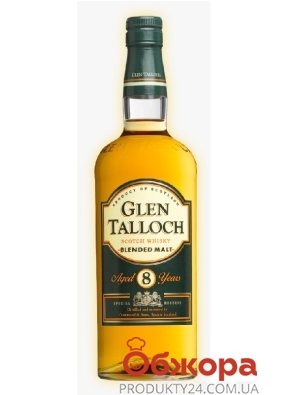 Віскі Glen Talloch 0,7л 40% 8 Y.O. – ІМ «Обжора»