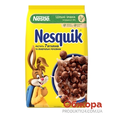 Сухий сніданок Nestle 200г Nesquik з вітамінами та мінеральними речовинами – ІМ «Обжора»