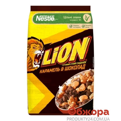 Сухий сніданок Nestle 210г Lion карамель-шоколад – ІМ «Обжора»