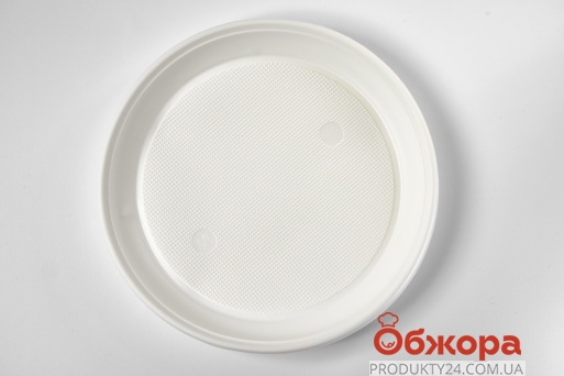 Набор тарелки Арткрос 10шт 205мм белые – ИМ «Обжора»