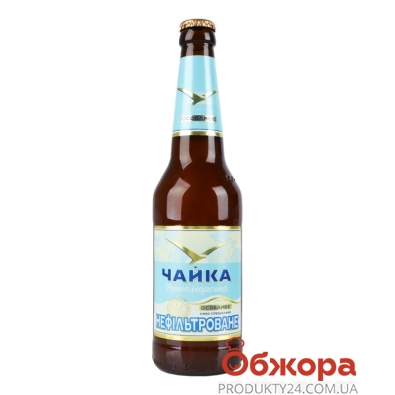 Пиво Перша Приватна Броварня 0,45л 4,3% Чайка Чорноморська світле нефільтроване – ІМ «Обжора»