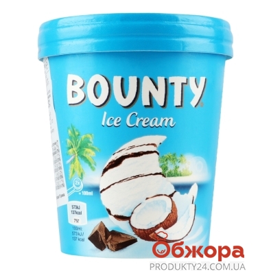 Морозиво Bounty 272г карт/стак – ІМ «Обжора»
