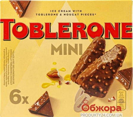 Мороженое Toblerone 36г*6шт mini эскимо – ИМ «Обжора»