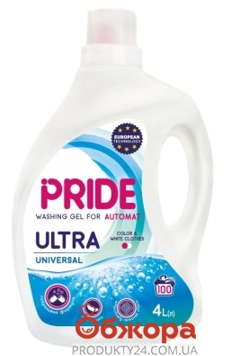 Гель Pride 4л Ultra Universal для прання – ІМ «Обжора»